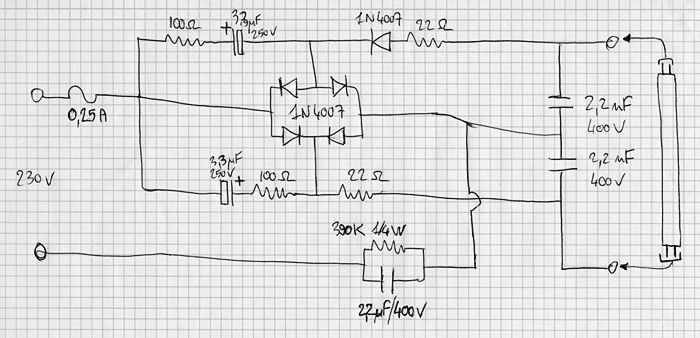 Schma d'un stater lectronique